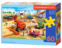 Puzzle 60 Work on the Farm CASTOR. Wydawca: Castorland. SmakLiter.pl Opakowanie Puzzle 60 Work on the Farm CASTOR