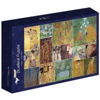 Puzzle 6000 Collage, Gustav Klimt. Wydawca: Bluebird Puzzle. SmakLiter.pl Opakowanie Puzzle 6000 Collage, Gustav Klimt