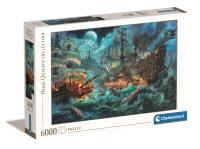 Puzzle 6000 HQ Pirates Battle. Wydawca: Clementoni. SmakLiter.pl Opakowanie Puzzle 6000 HQ Pirates Battle
