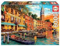 Puzzle 6000 Zachód słońca w Wenecji G3. Wydawca: Educa. SmakLiter.pl Opakowanie Puzzle 6000 Zachód słońca w Wenecji G3