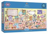 Opakowanie Puzzle 636 Salon piękności dla psów (panorama)