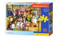 Puzzle 70 Zabawne zwierzęta domowe B-070176. Wydawca: CASTOR. SmakLiter.pl Opakowanie Puzzle 70 Zabawne zwierzęta domowe B-070176