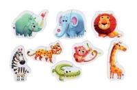 Puzzle Afrykańskie zwierzęta. Wydawca: CUBIKA. SmakLiter.pl Opakowanie Puzzle Afrykańskie zwierzęta