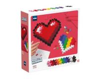 Puzzle by Number Serce 250. Wydawca: PLUS-PLUS. SmakLiter.pl Opakowanie Puzzle by Number Serce 250