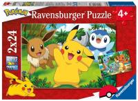 Opakowanie Puzzle dla dzieci 2x24 Pokemon