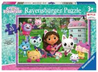 Opakowanie Puzzle dla dzieci 35 Koci Domek Gabi