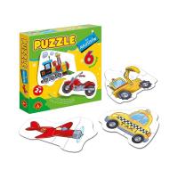 Okładka książki Puzzle dla maluszków lokomotywa