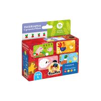 Puzzle do pary Zwierzątka z gospodarstwa CzuCzu. Wydawca: Bright Junior Media Justyna Han. SmakLiter.pl Opakowanie Puzzle do pary Zwierzątka z gospodarstwa CzuCzu