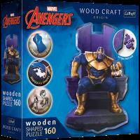 Opakowanie Puzzle drewniane 160 Thanos na tronie TREFL