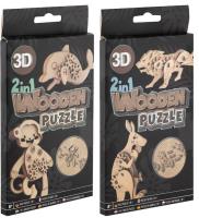Opakowanie Puzzle drewniane 3D 2w1