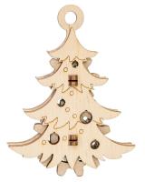 Opakowanie Puzzle Drewniane 3D Choinka