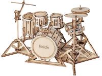 Opakowanie Puzzle Drewniane 3D Perkusja