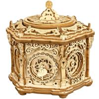 Opakowanie Puzzle Drewniane 3D Pozytywka Sekretny Ogród