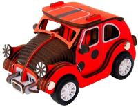 Opakowanie Puzzle Drewniane 3D Ruchomy samochód Beetle