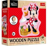 Opakowanie Puzzle drewniane 50 Wesoła Minnie TREFL