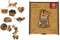Opakowanie Puzzle drewniane A4 - Koty