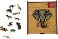 Opakowanie Puzzle drewniane A4 - Słoń