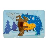 Opakowanie Puzzle drewniane animal Miś