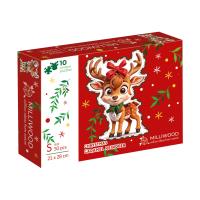 Puzzle drewniane Christmas Caramel Reindeer. Wydawca: ALEXANDER GRY. SmakLiter.pl Opakowanie Puzzle drewniane Christmas Caramel Reindeer
