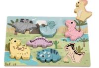 Opakowanie Puzzle drewniane Dinozaury