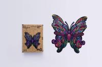 Opakowanie Puzzle drewniane eko 103 Kolorowy motyl A3