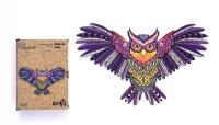 Opakowanie Puzzle drewniane eko 120 Magiczna sowa A3