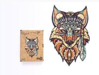 Opakowanie Puzzle drewniane eko 130 Leśny lis A3