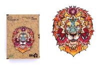 Opakowanie Puzzle drewniane eko 133 Lew afrykański A3