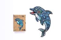 Opakowanie Puzzle drewniane eko 147 Delfin A3