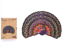 Opakowanie Puzzle drewniane eko 152 Luksusowy paw A3