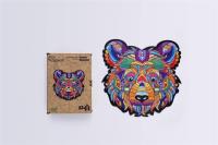 Opakowanie Puzzle drewniane eko 39 Brązowy niedźwiedź A3