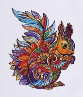 Opakowanie Puzzle drewniane eko 47 Leśna wiewiórka A4