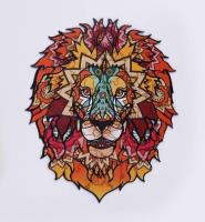 Opakowanie Puzzle drewniane eko 64 Lew afrykański A4