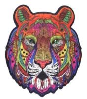 Opakowanie Puzzle drewniane eko 66 Majestatyczny tygrys A4