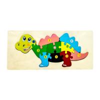 Opakowanie Puzzle drewniane kids z cyframi Dinozaur