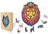 Opakowanie Puzzle drewniane lew 125el