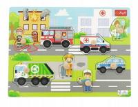 Opakowanie Puzzle drewniane medium City 61635