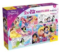 Puzzle dwustronne maxi 2 x 24 Princess. Wydawca: Lisciani. SmakLiter.pl Opakowanie Puzzle dwustronne maxi 2 x 24 Princess