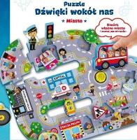 Puzzle dźwięki wokół nas miasto. Wydawca: Dumel. SmakLiter.pl Opakowanie Puzzle dźwięki wokół nas miasto