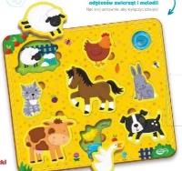 Puzzle dźwięki wokół nas zwierzęta. Wydawca: Dumel. SmakLiter.pl Opakowanie Puzzle dźwięki wokół nas zwierzęta