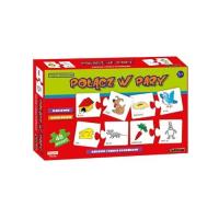 Puzzle edukacyjne Połącz w pary ABINO. Wydawca: ABINO. SmakLiter.pl Opakowanie Puzzle edukacyjne Połącz w pary ABINO