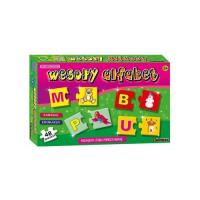 Puzzle edukacyjne Wesoły alfabet ABINO. Wydawca: ABINO. SmakLiter.pl Opakowanie Puzzle edukacyjne Wesoły alfabet ABINO