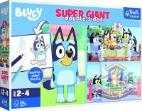 Puzzle Giant Przygoda z Bluey 15. Wydawca: Trefl. SmakLiter.pl Opakowanie Puzzle Giant Przygoda z Bluey 15