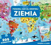 Puzzle i książka Poznawaj baw się odkrywaj Ziemia 205 elementów. Wydawca: Wilga Play. SmakLiter.pl Opakowanie Puzzle i książka Poznawaj baw się odkrywaj Ziemia 205 elementów