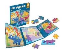 Opakowanie Puzzle magnetyczne - dinozaury