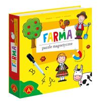 Puzzle magnetyczne - Farma ALEX. Wydawca: Alexander. SmakLiter.pl Opakowanie Puzzle magnetyczne - Farma ALEX