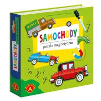 Puzzle magnetyczne - Samochody ALEX. Wydawca: Alexander. SmakLiter.pl Opakowanie Puzzle magnetyczne - Samochody ALEX