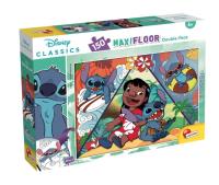 Puzzle Maxifloor 150 Lilo&Stitch. Wydawca: Lisciani. SmakLiter.pl Opakowanie Puzzle Maxifloor 150 Lilo&Stitch