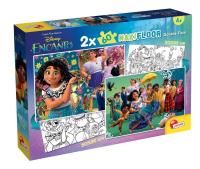 Puzzle Maxifloor Double-Face Encanto 2x60. Wydawca: Lisciani. SmakLiter.pl Opakowanie Puzzle Maxifloor Double-Face Encanto 2x60