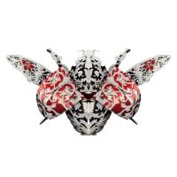 Opakowanie Puzzle Metalowe Model 3D - Broszka Biedronka